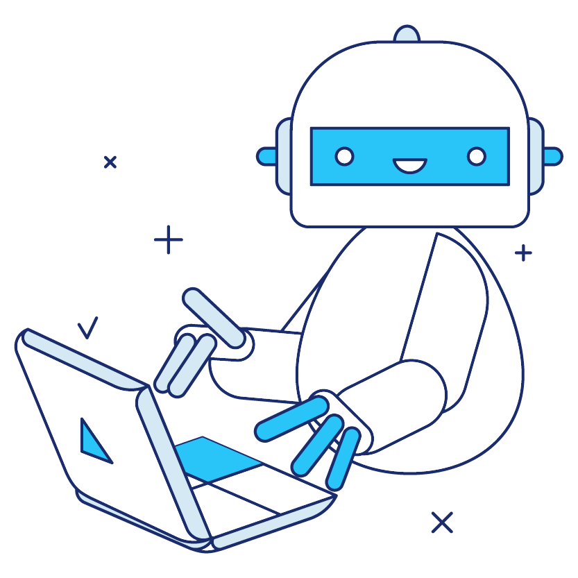 - Techie Consulting Group - robot on laptop computer - Courses - Techie Consulting Group - robot on laptop computer - Courses